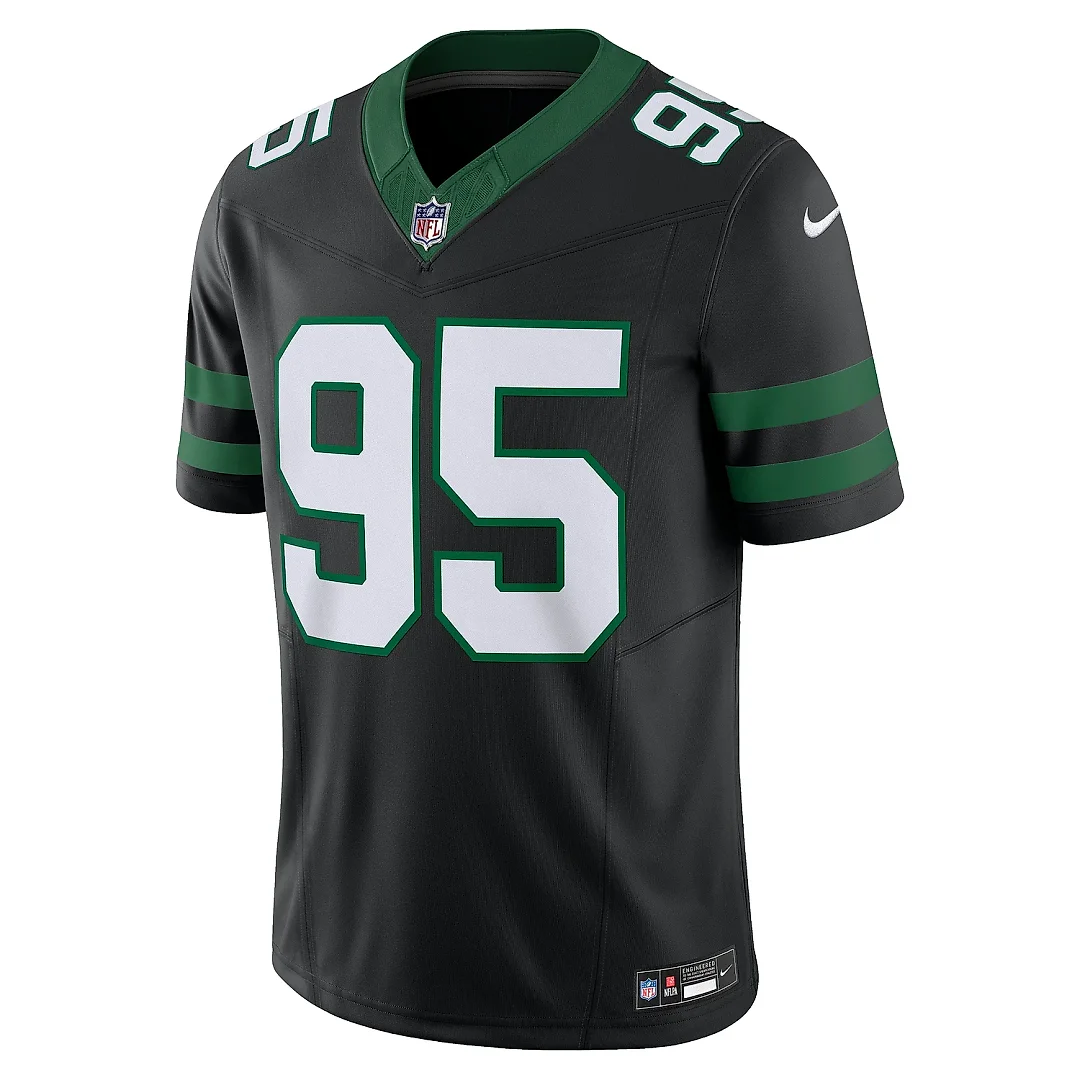 Zennovawear Men's New York Jets Quinnen Williams Legacy Black Alternate Vapor F.U.S.E. Limited Jersey