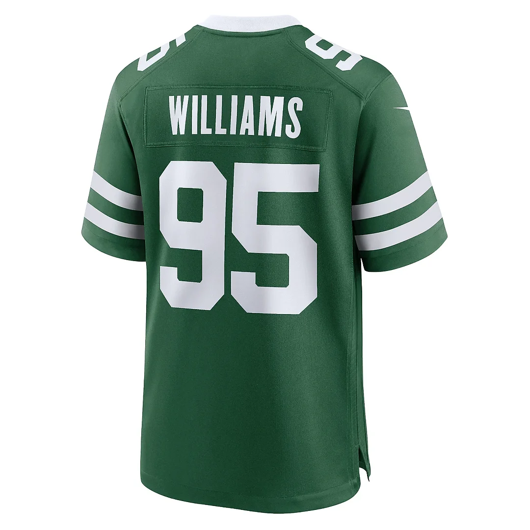 Zennovawear Men's New York Jets Quinnen Williams Legacy Green Game Jersey