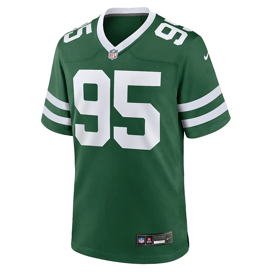 Zennovawear Men's New York Jets Quinnen Williams Legacy Green Game Jersey