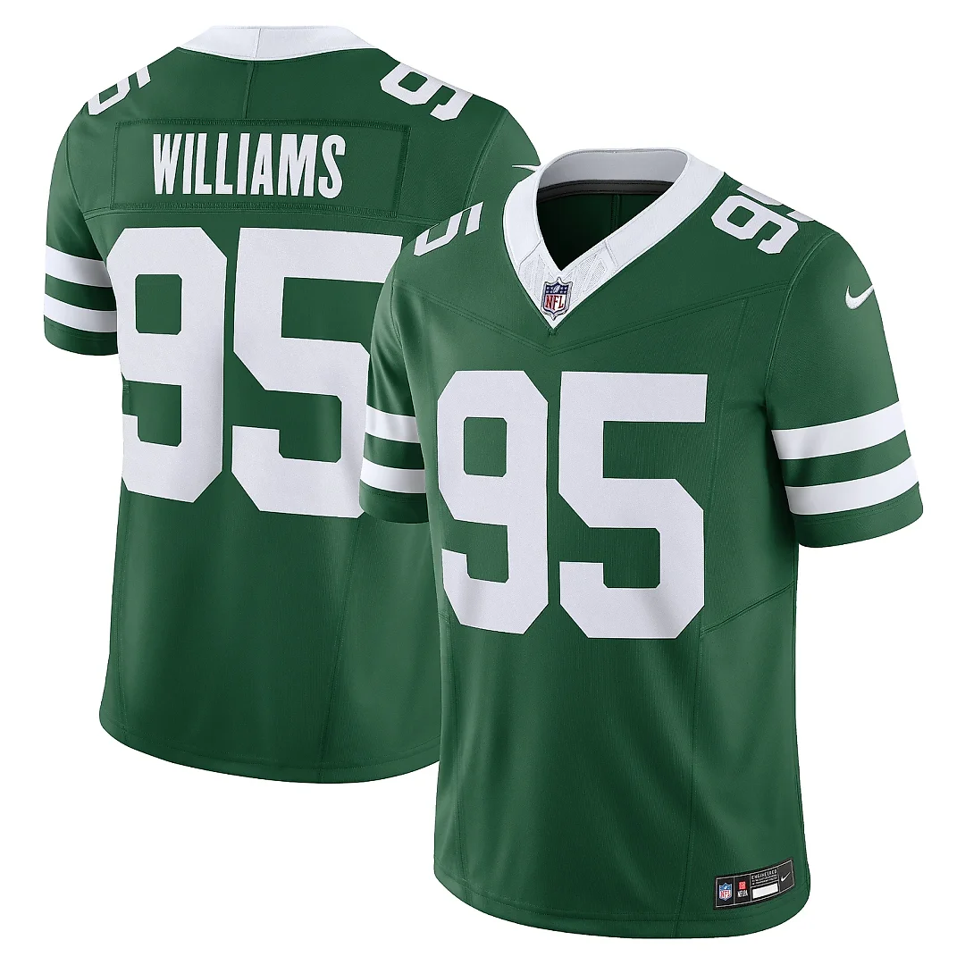 Zennovawear Men's New York Jets Quinnen Williams Legacy Green Vapor F.U.S.E. Limited Jersey