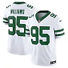 Zennovawear Men's New York Jets Quinnen Williams Legacy White Vapor F.U.S.E. Limited Jersey