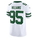 Zennovawear Men's New York Jets Quinnen Williams Legacy White Vapor F.U.S.E. Limited Jersey