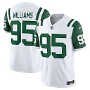 Zennovawear Men's New York Jets Quinnen Williams White Classic Alternate Vapor F.U.S.E. Limited Jersey