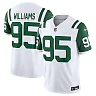 Zennovawear Men's New York Jets Quinnen Williams White Classic Alternate Vapor F.U.S.E. Limited Jersey