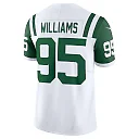Zennovawear Men's New York Jets Quinnen Williams White Classic Alternate Vapor F.U.S.E. Limited Jersey
