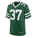Zennovawear Men's New York Jets Qwan'tez Stiggers Legacy Green Team Game Jersey