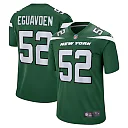 Zennovawear Men's New York Jets Sam Eguavoen Gotham Green Game Jersey