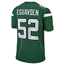Zennovawear Men's New York Jets Sam Eguavoen Gotham Green Game Jersey
