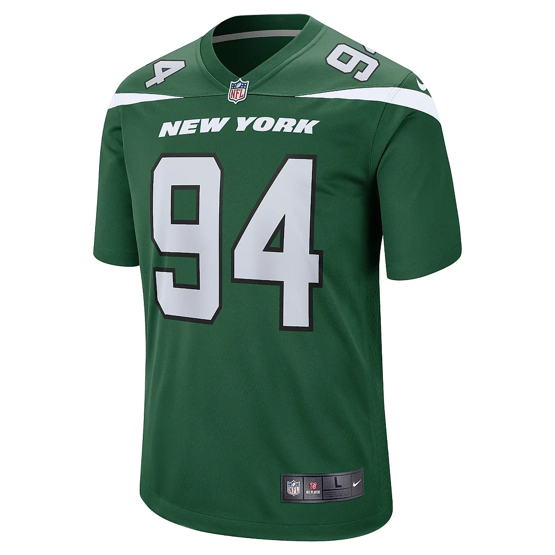 Zennovawear Men's New York Jets Solomon Thomas Gotham Green Game Jersey