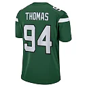 Zennovawear Men's New York Jets Solomon Thomas Gotham Green Game Jersey