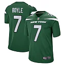 Zennovawear Men's New York Jets Tim Boyle Gotham Green Game Jersey