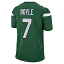 Zennovawear Men's New York Jets Tim Boyle Gotham Green Game Jersey