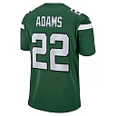 Zennovawear Men's New York Jets Tony Adams Gotham Green Game Player Jersey