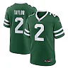 Zennovawear Men's New York Jets Tyrod Taylor Legacy Green Team Game Jersey