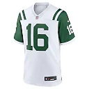 Zennovawear Men's New York Jets Vinny Testaverde White Classic Alternate Retired Player Game Jersey