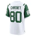 Zennovawear Men's New York Jets Wayne Chrebet White Classic Alternate Retired Player Game Jersey