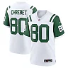 Zennovawear Men's New York Jets Wayne Chrebet White Classic Alternate Retired Player Game Jersey
