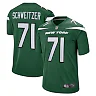 Zennovawear Men's New York Jets Wes Schweitzer Green Game Jersey