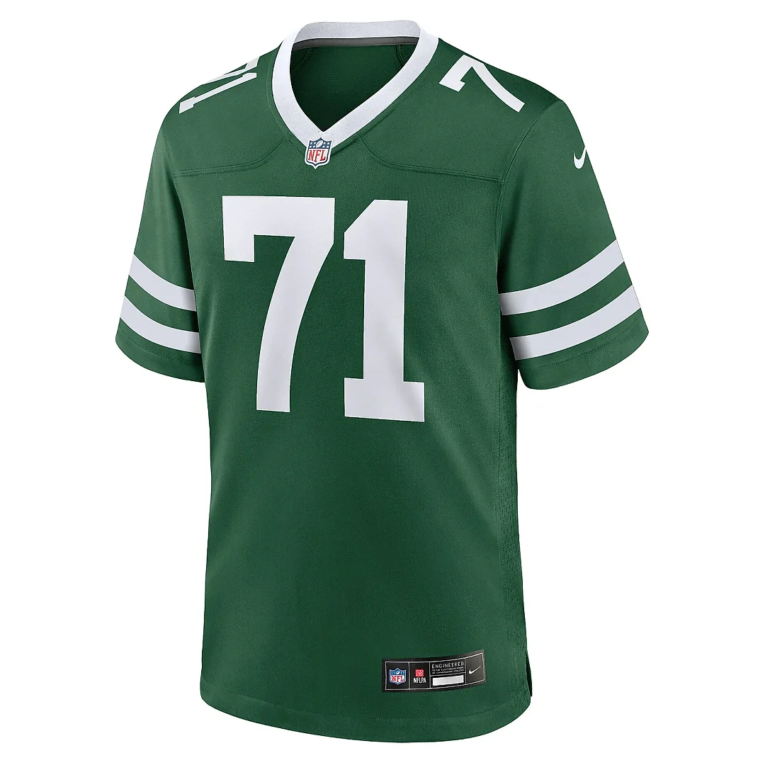Zennovawear Men's New York Jets Wes Schweitzer Legacy Green Team Game Jersey