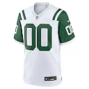 Zennovawear Men's New York Jets White Classic Alternate Custom Jersey