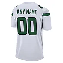 Zennovawear Men's New York Jets White Custom Game Jersey