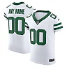 Zennovawear Men's New York Jets White Vapor F.U.S.E. Elite Custom Jersey