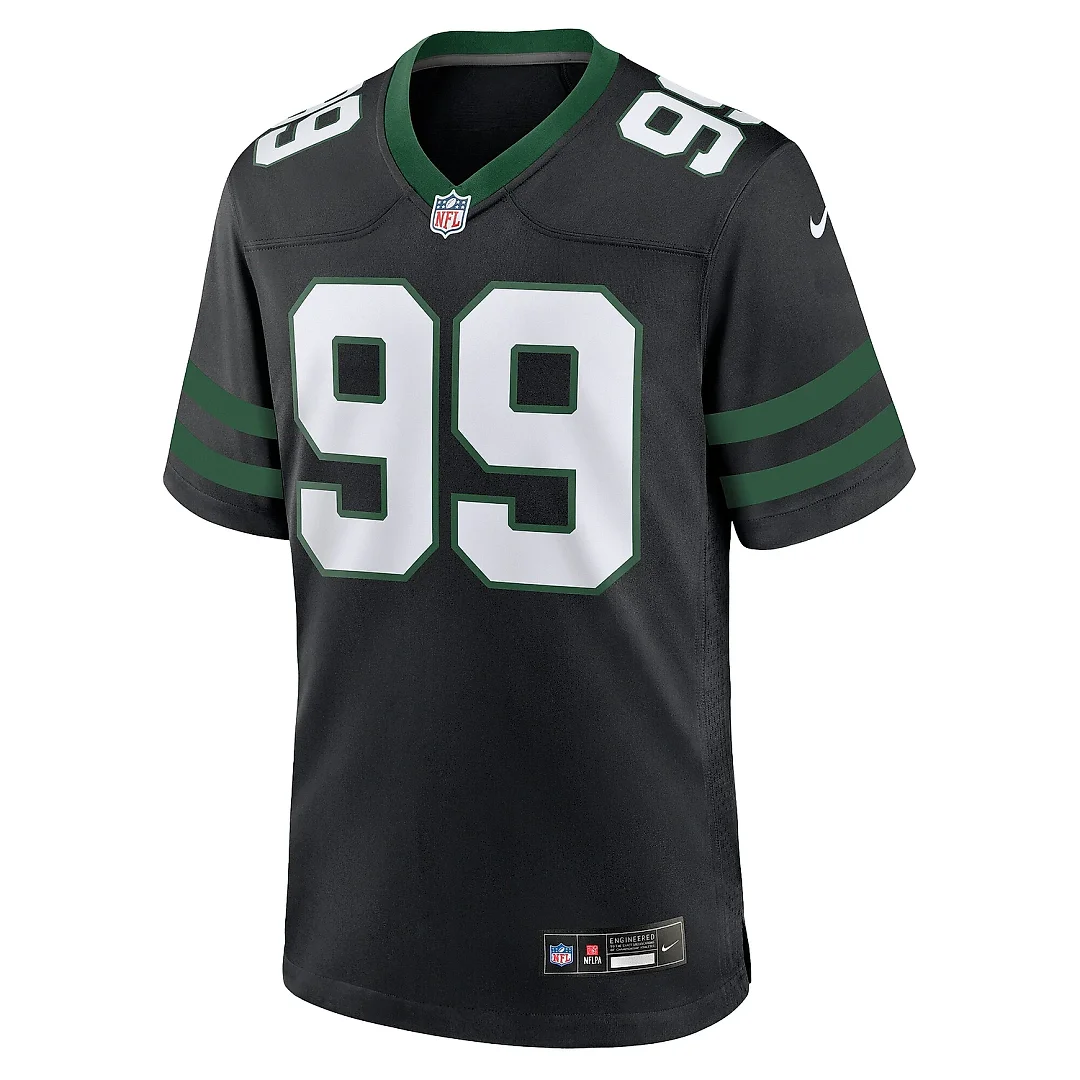 Zennovawear Men's New York Jets Will McDonald IV Legacy Black Alternate Game Jersey