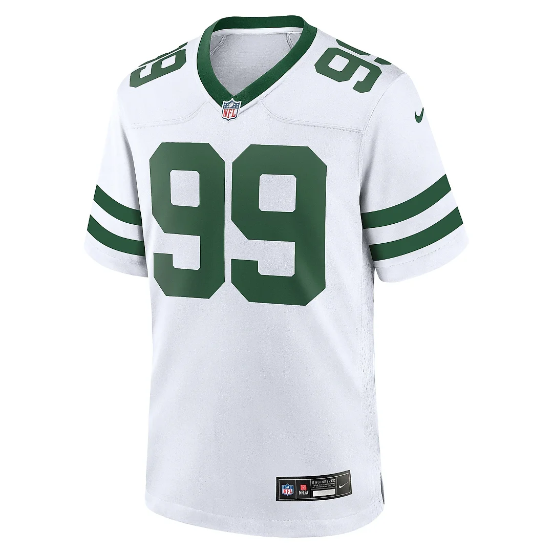 Zennovawear Men's New York Jets Will McDonald IV Legacy White Game Jersey