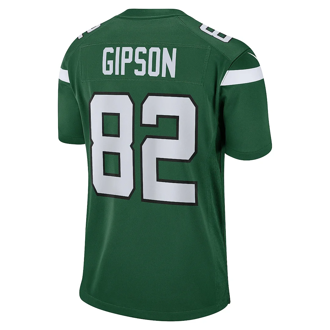 Zennovawear Men's New York Jets Xavier Gipson Gotham Green Team Game Jersey