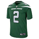 Zennovawear Men's New York Jets Zach Wilson Gotham Green Game Jersey