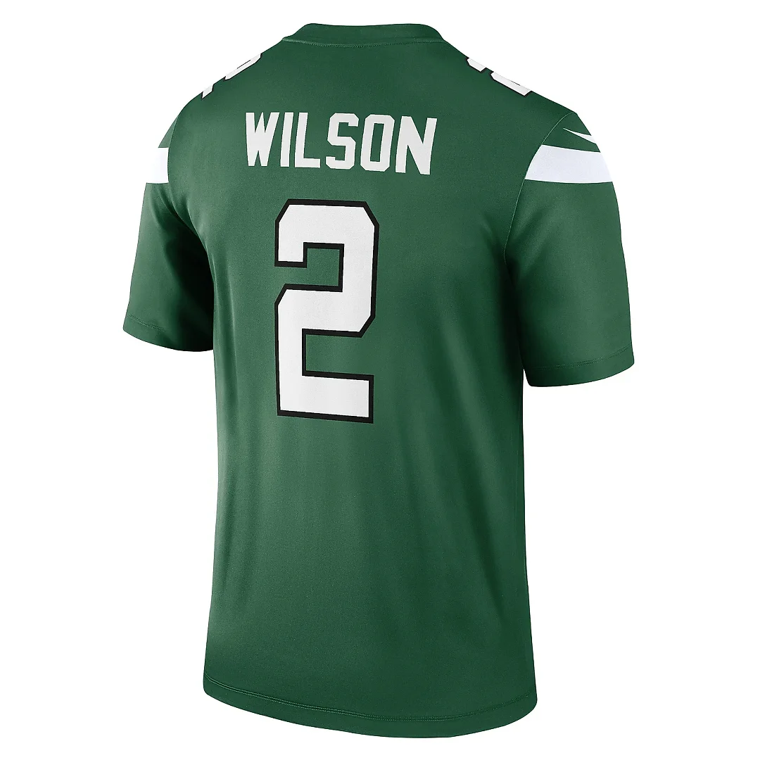 Zennovawear Men's New York Jets Zach Wilson Gotham Green Team Legend Player Performance Top