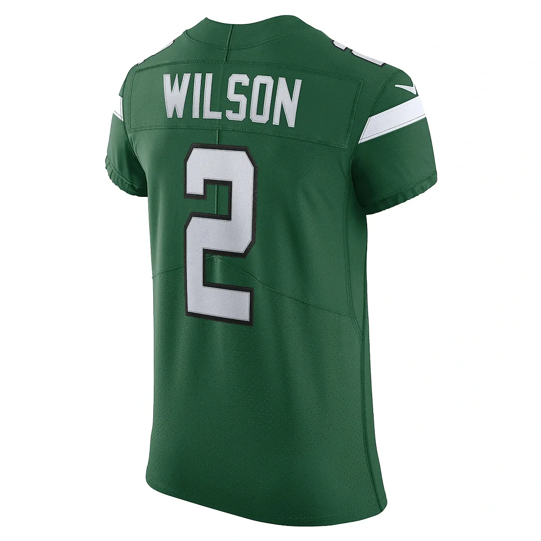 Zennovawear Men's New York Jets Zach Wilson Gotham Green Vapor Elite Jersey