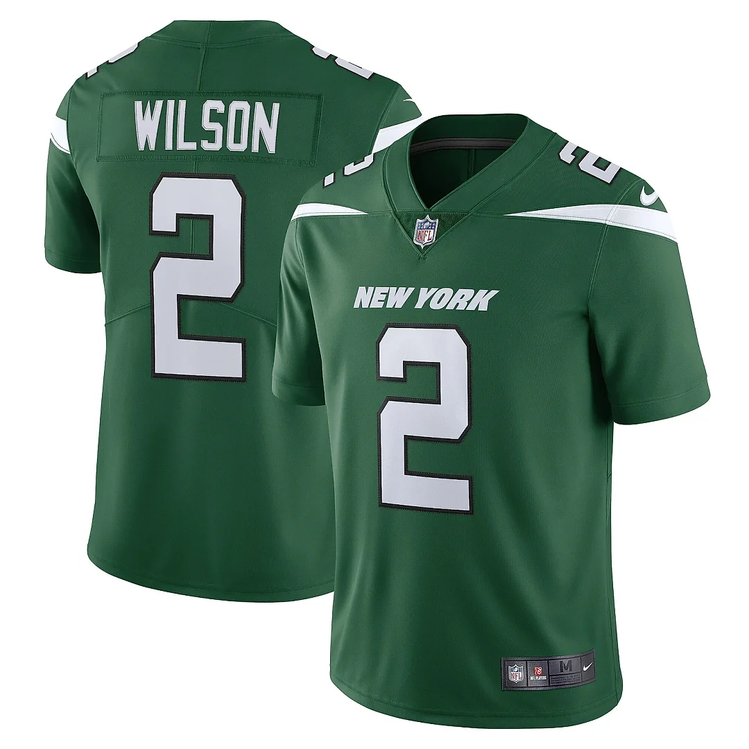 Zennovawear Men's New York Jets Zach Wilson Gotham Green Vapor Limited Jersey
