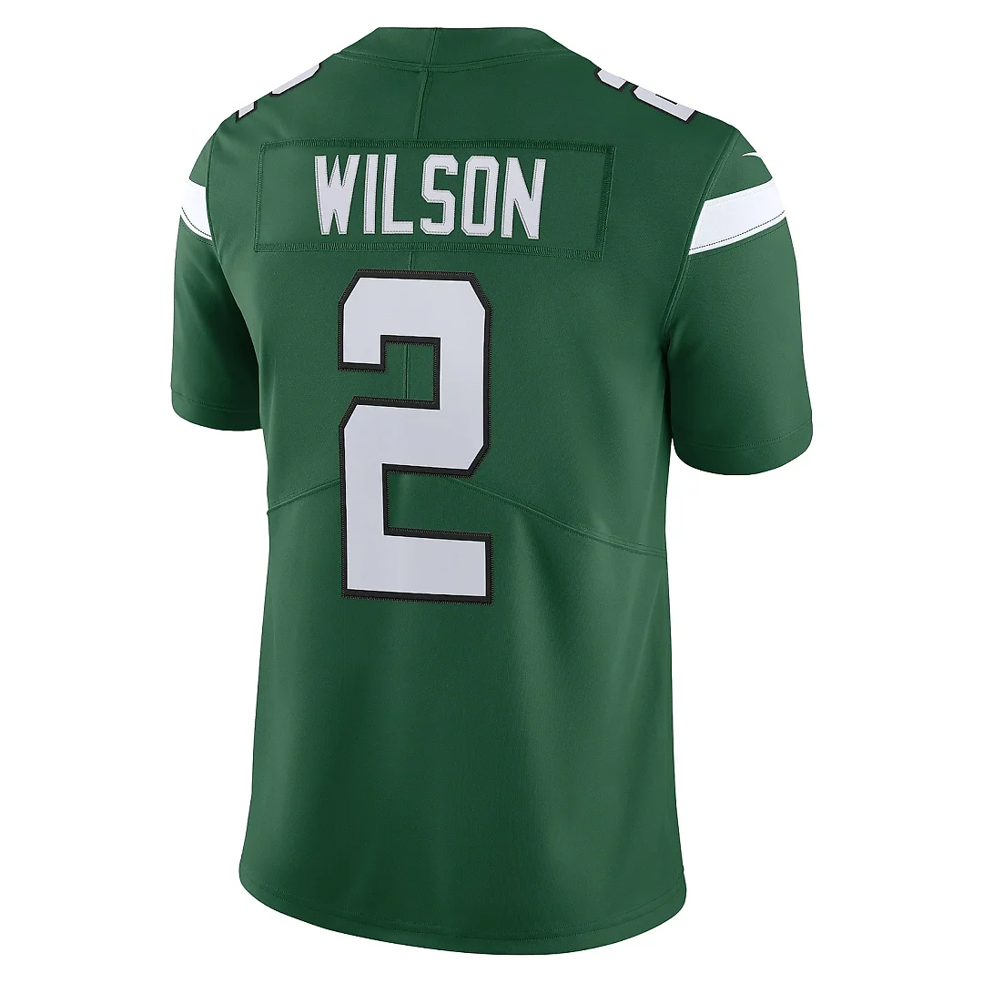 Zennovawear Men's New York Jets Zach Wilson Gotham Green Vapor Limited Jersey