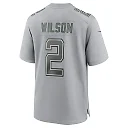 Zennovawear Men's New York Jets Zach Wilson Gray Atmosphere Fashion Game Jersey