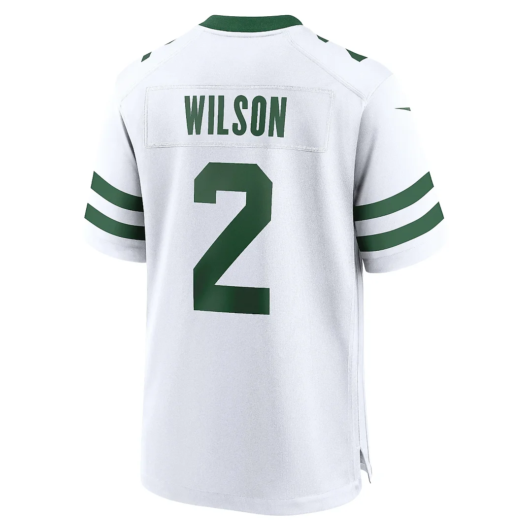 Zennovawear Men's New York Jets Zach Wilson Legacy White Game Jersey