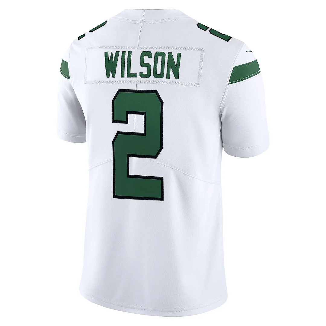 Zennovawear Men's New York Jets Zach Wilson Spotlight White Vapor Limited Jersey