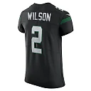 Zennovawear Men's New York Jets Zach Wilson Stealth Black Vapor Elite Jersey
