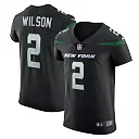 Zennovawear Men's New York Jets Zach Wilson Stealth Black Vapor Elite Jersey