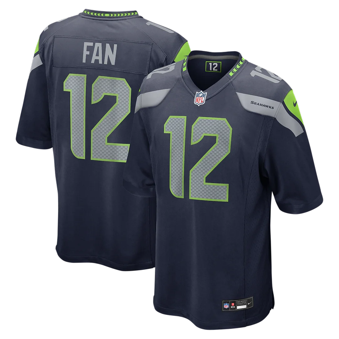 Zennovawear 12s Seattle Seahawks Team Game Jersey - College Navy