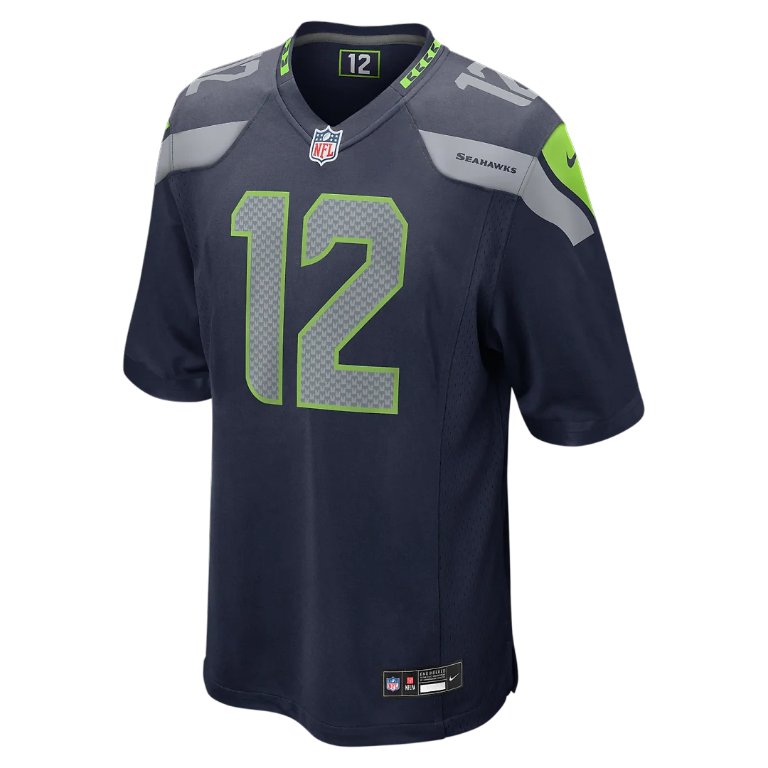 Zennovawear 12s Seattle Seahawks Team Game Jersey - College Navy