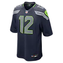 Zennovawear 12s Seattle Seahawks Team Game Jersey - College Navy