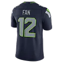 Zennovawear 12s Seattle Seahawks Team Vapor FUSE. Stitched Limited Jersey - College Navy