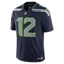 Zennovawear 12s Seattle Seahawks Team Vapor FUSE. Stitched Limited Jersey - College Navy