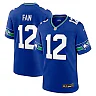 Zennovawear 12s Seattle Seahawks Throwback Player Game Jersey - Royal