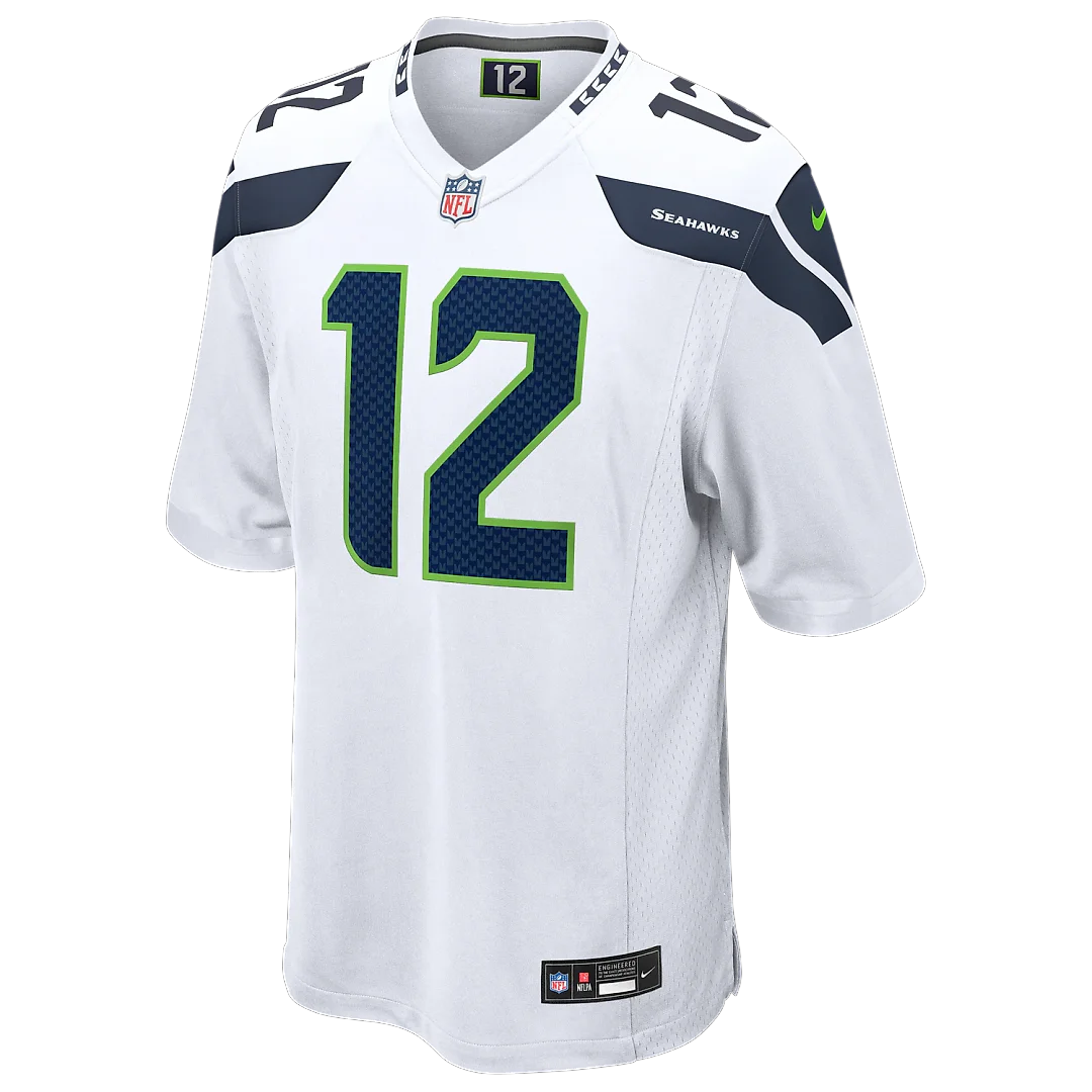 Zennovawear 12s Seattle Seahawks Game Jersey - White