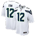Zennovawear 12s Seattle Seahawks Game Jersey - White