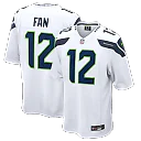 Zennovawear 12s Seattle Seahawks Game Jersey - White