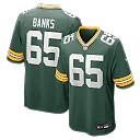 Zennovawear Aaron Banks Green Bay Packers Team Game Jersey - Green