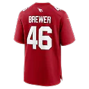 Zennovawear Aaron Brewer Arizona Cardinals Team Game Jersey - Cardinal